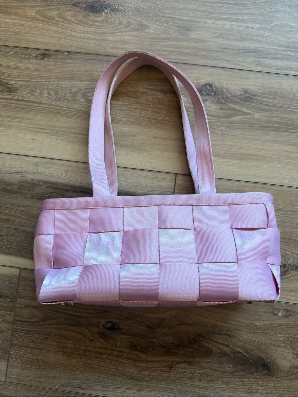 Harveys Pink Woven Shoulder Bag - Women